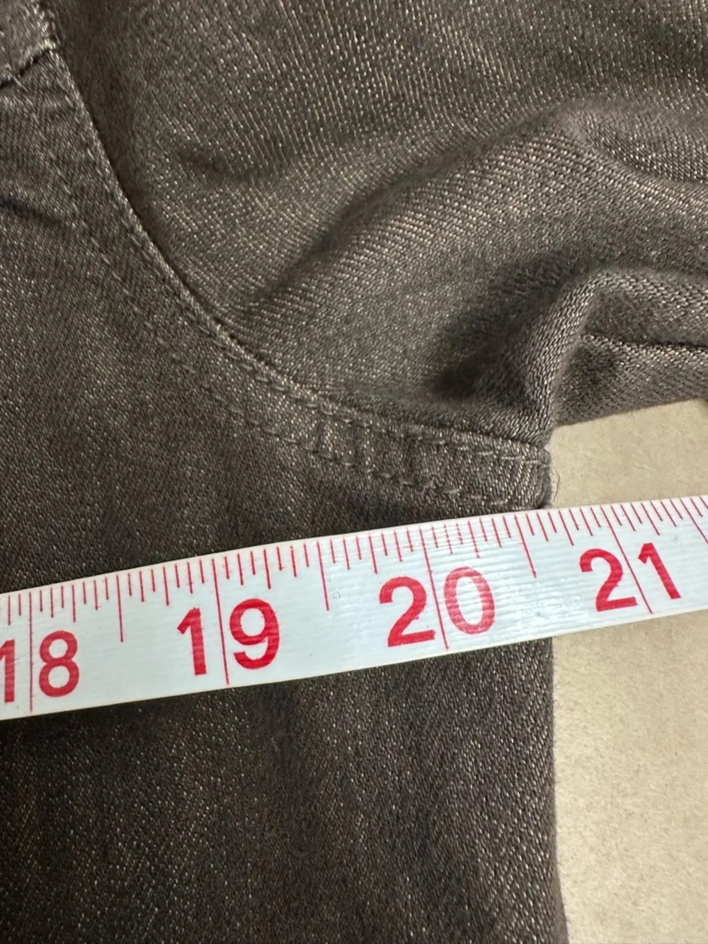 Ralph Lauren Brown Corduroy-Collar Jean Jacket - Picture 6 of 7